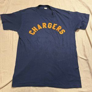Los Angeles Chargers Vintage 70s T shirt Medium